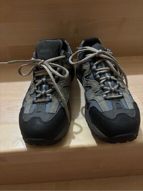 Women’s Worx by Red Wing Shoes Gray & Black Trail Steal Tow Sneakers Hiking Shoe